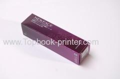 Excellent red gold cardboard UV coating gold-stamped whitening milk packaging box