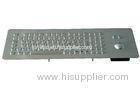 waterproof industrial Kiosk Metal Keyboard / panel mounted keyboard