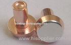 Silver Copper Electrical Contacts Rivets for relay / command switch