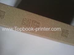 High-grade embossing specialty paper hardcover or hardbound book with case