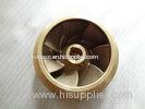 Silicon Brass Centrifutal Pump Impeller Solid Work , Resin Sand Casting