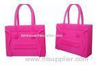 Rose Folded Silicone Handbag Eco-Friendly Novel Smiling Face Style