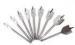 Precision 14mm 6" 12" Round Shank Wood Flat Bit For Drilling Wood / Plywood