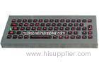 Desktop Illuminated USB Keyboard IP65 Water proof For Medical , 68 keys