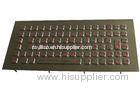 IP65 panel mounting stainless steel backlight keyboard