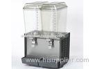 Commercial Stainless Steel Body Fruit Juice Dispenser With Pump Spraying System