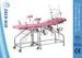 Two Sections Simple Manual Obstetric Delivery Bed Gynecology Chair Pink