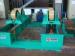 Blue / Green Steel Vessel Fit up Rotator / Welding turning rolls With Polyurethane wheel