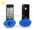 Rugby blue Silicone Horn Speaker / Megaphone With Custom Logo