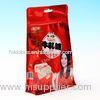 Vivid Printing Disposable Plastic Snack Food Packaging Bags With Flat Bottom