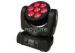 6 degree 120W LED Beam Moving Head light 16bit pan / tilt , dmx moving head lights