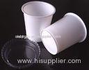 White Disposable Dessert Cups For Salad 40 Degrees 450ml 15oz