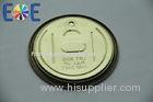 Full Open Tinplate Can Easy Open Lid , 300# 73mm Metal Can Lid