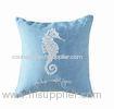 Sea horse Embroidery Animal Throw Pillows / cotton Throw Pillows