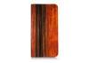 Hybrid Wooden Cell Phone Shell iPhone Leather Folio Case Shock Resistant and Dust Proof