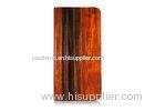 Hybrid Wooden Cell Phone Shell iPhone Leather Folio Case Shock Resistant and Dust Proof