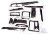 Red Carbon Fiber Interior Trim Kits For 2008 - 2013 Mercedes Benz W204 Parts