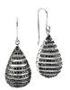 Stylish 925 Silver Decorative Jewelry Gold Plated Earrings For Girls / Lady