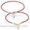 925 Sterling Silver Fashion Bangle Bracelet Gold Plated Bracelet