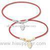 925 Sterling Silver Fashion Bangle Bracelet Gold Plated Bracelet