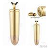 316L Stainless Steel Cremation URN Jewelry Gold Bullet Cremation Pendant