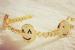 Lovely Yellow Gold Smile Evil Eye Jewelry Interchangeable Bracelet For Kids