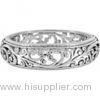 Custom Hollow Wide Bangle High Fashion Jewelry of 925 Sterling Silver