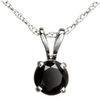 Gothic Style Trendy Fashion Jewelry Necklace Circle Black Zircon Necklace