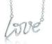Two Plating Color Fashion Jewelry Necklaces Love Monogram Chain Necklace