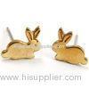 Party Gold Plated Stylish Earrings Cute Animal Style Stud Earrings Design