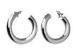 Girl Jewelry Stylish Earrings Classical Hoop Earrings In Silver