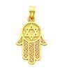 925 Silver Hamsa Hand Jewelry Gold Fatima Hamsa Amulet Pendant