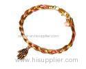 Beautiful Hamsa Hand Bracelet , Unisex Hamsa Hand Charm String Bracelet