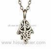 Unique Design Hamsa Hand Jewelry Vinatge Black Enamel Fatima Hand Pendant