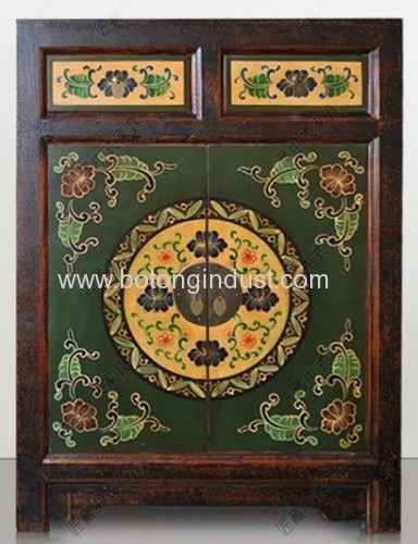 Antique reproduction Tibetan cabinet