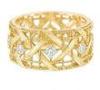 Interchangeable Gold Plating Wide Hollow Bangle Bracelet For Fashion Woman