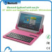 Best Quality Mini Bluetooth Keyboard Leather Case for 9.7-10 inches IOS System ANDROID WINDOWS