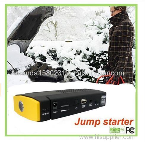 12V Emergency Car Battery Booster Mini Portable 12V 6000mah Car Jump Starter