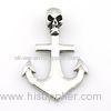 Skull Cremation URN Jewelry 316 Stainless Steel With Anchor Urn Pendant