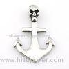 Skull Cremation URN Jewelry 316 Stainless Steel With Anchor Urn Pendant
