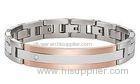 Custom plating Ash Keepsake Cremation Jewellery For Mens Magnet Bracelet