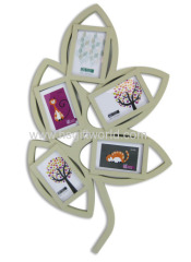 5 opening leaf plastic injection photo frame No.CY0018