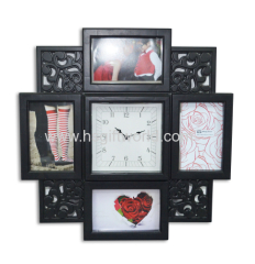 4 opening plastic injection photo frame and clock No.20007