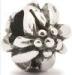 925 Silver Simple Bead Charm Cubic Zirconia Necklace And Bracelet Bead