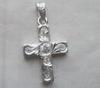 Interchangeable Men Religous Cross Hawaiian Jewelry Pendants of 925 Silver