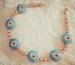 Blue Turkey Evil Eye Jewelry Rose Gold Sterling Silver Tennis Bracelet