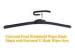U-Hook Black Universal Windscreen Wipers With Natural Rubber Strip