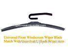 Universal Auto Front Windshield Wiper Blade Soft With U-Hook Wiper Arm