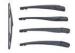 Citroen Renault Rear Window Windshield Wiper Blade 350mm With Stainless Spring Steel