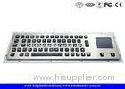 Panel Mount Illuminated Metal Keyboard With 65 Backlight Keys And Integrated Touchpad